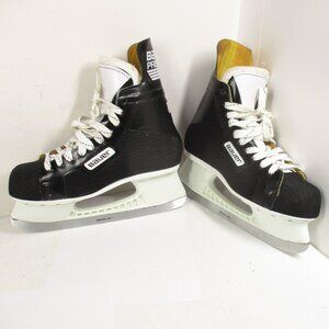 Bauer Premier 88 Men’s Ice Hockey Skates Made In Canada Leather Adult 9 D